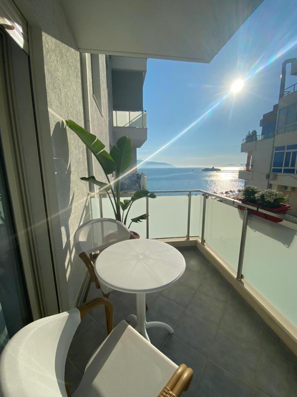 Apartmán Luxury Seaview Vlora Flat Free Parking Pokoj fotografie