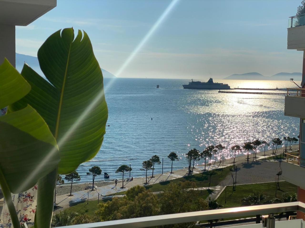 Apartmán Luxury Seaview Vlora Flat Free Parking Pokoj fotografie