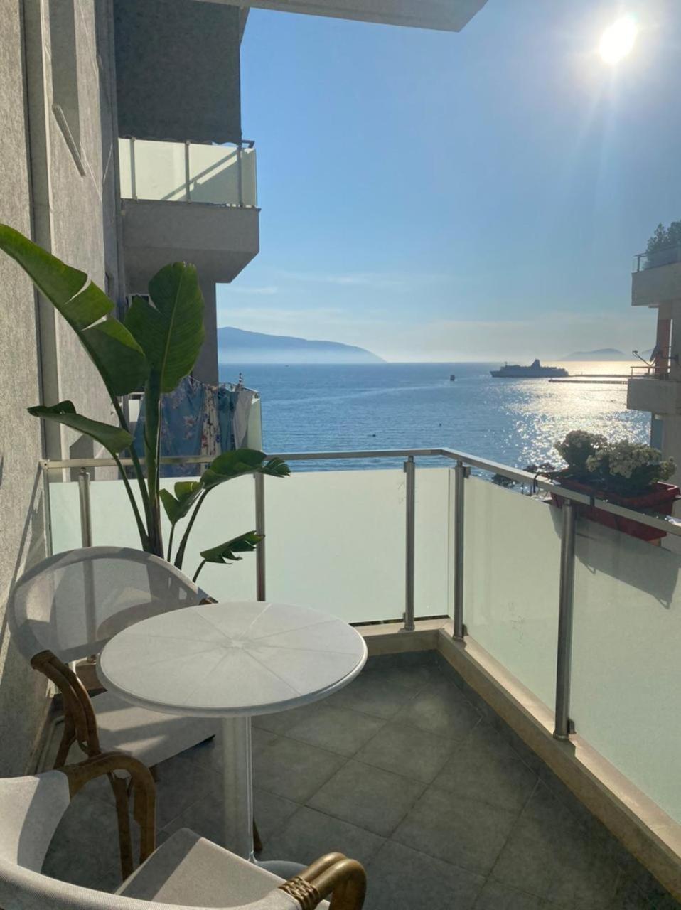 Apartmán Luxury Seaview Vlora Flat Free Parking Pokoj fotografie